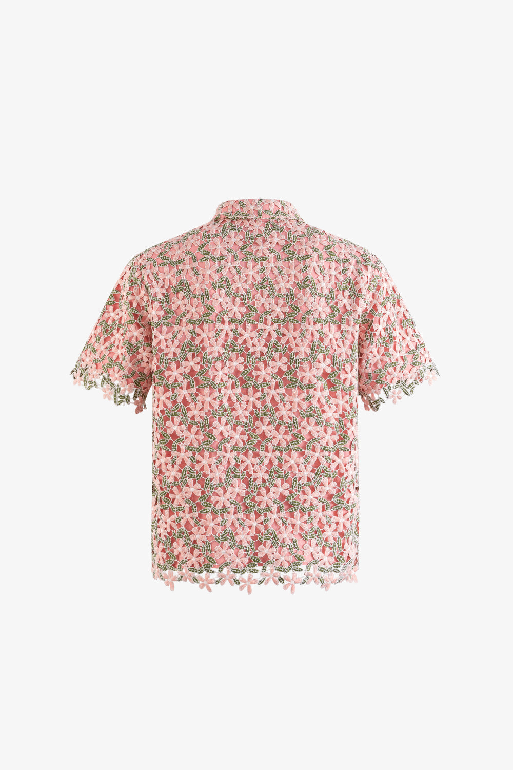 Sakura Guipure Button-Up