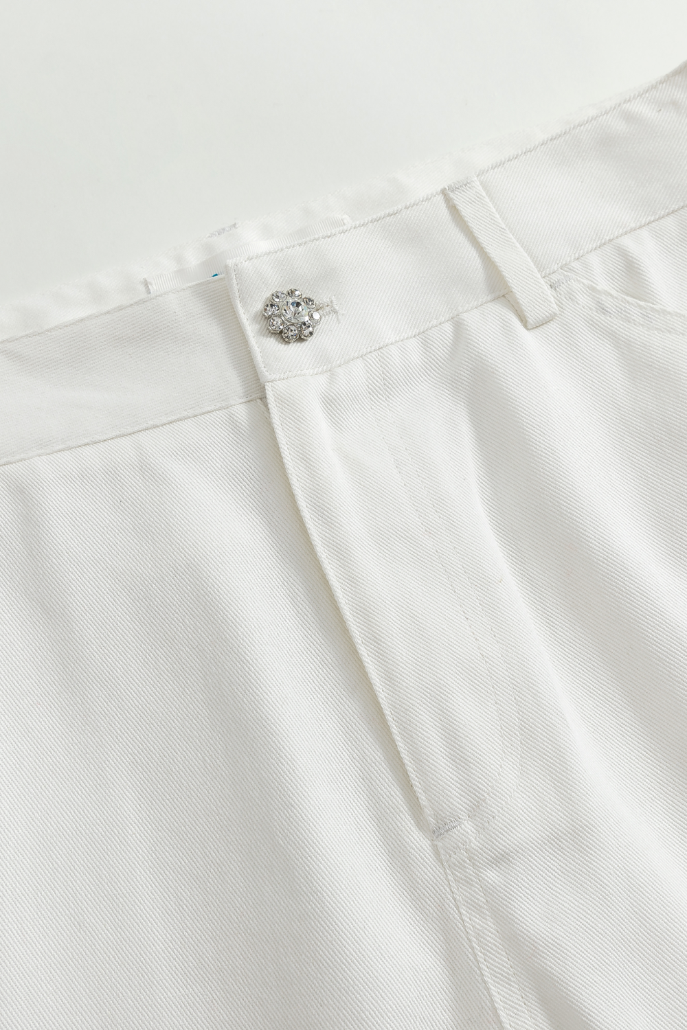 Rhinestone Applique Jeans