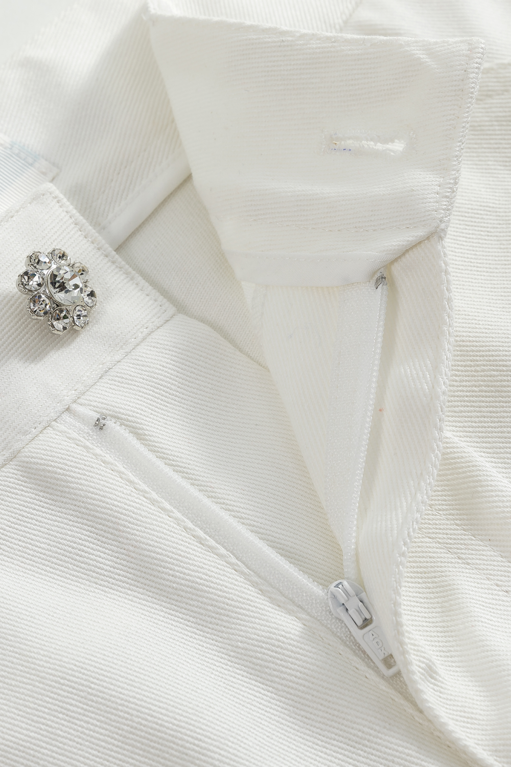 Rhinestone Applique Jeans