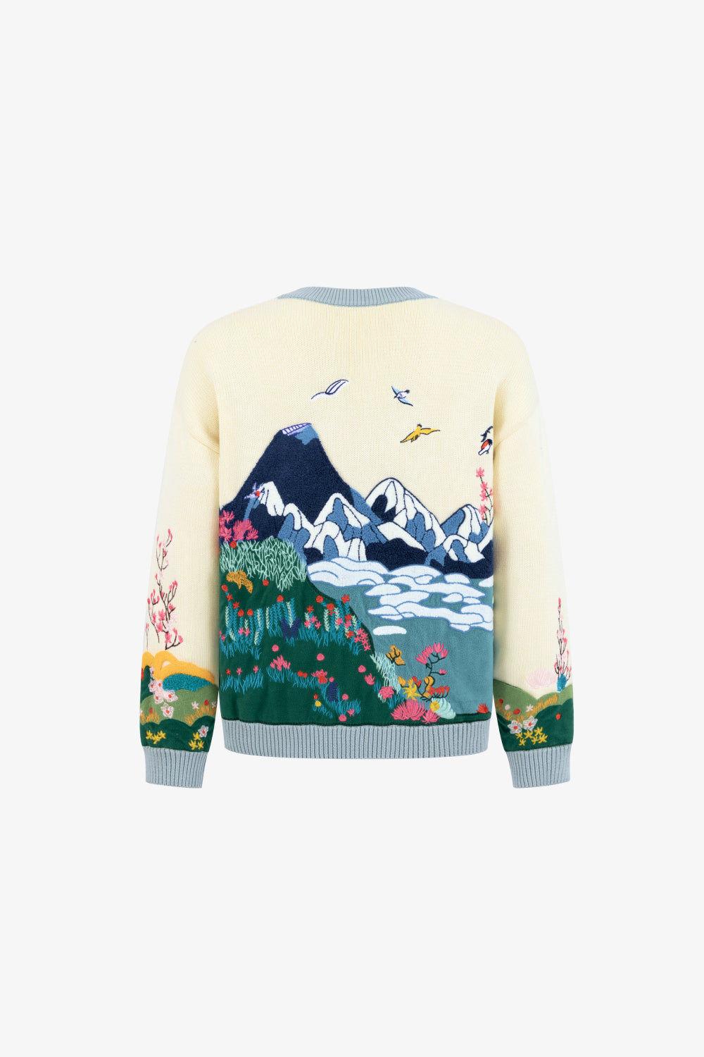 Celestial Embroidery Sweater
