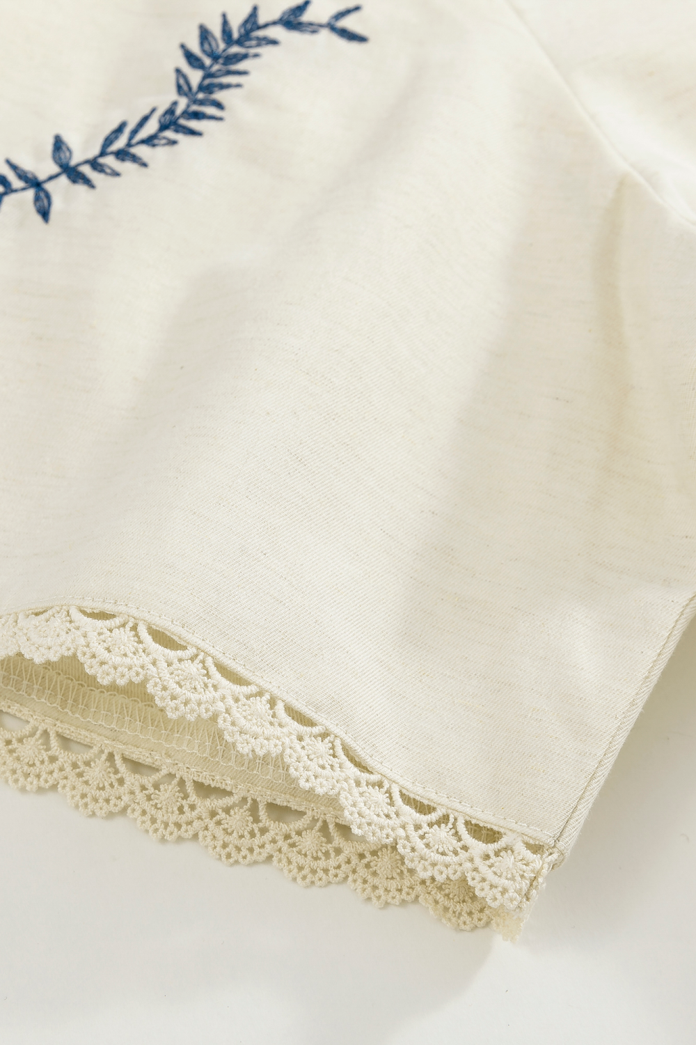 Blue Stitching Shirt