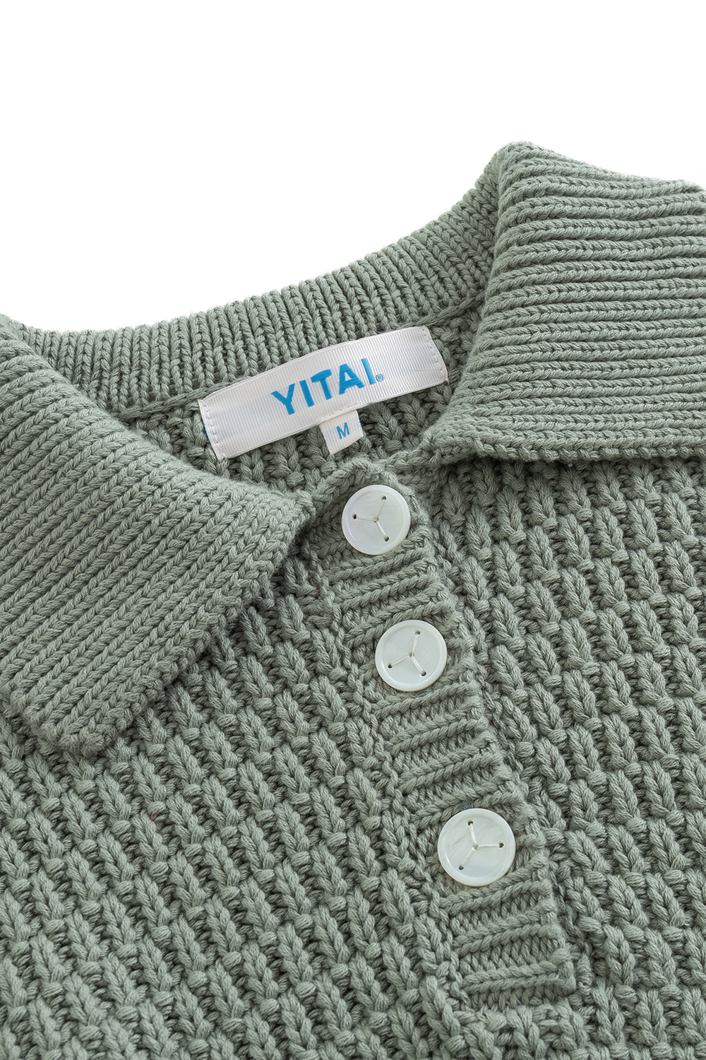 Knit Polo Sweater