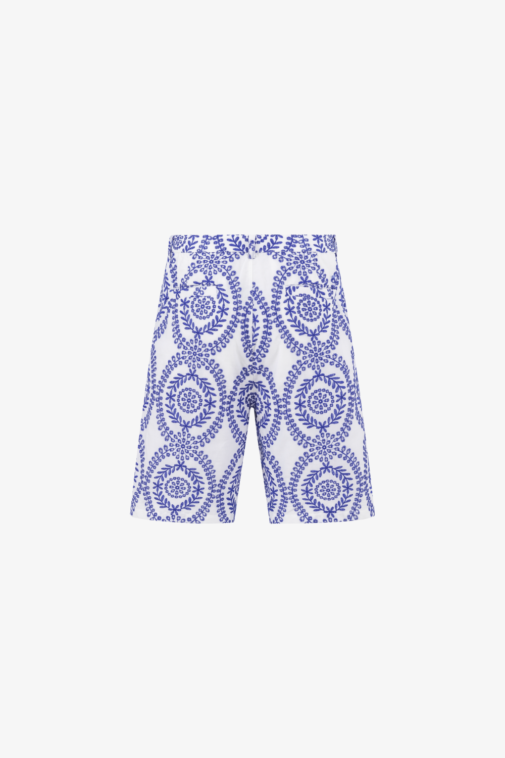 Fine China Embroidery Shorts