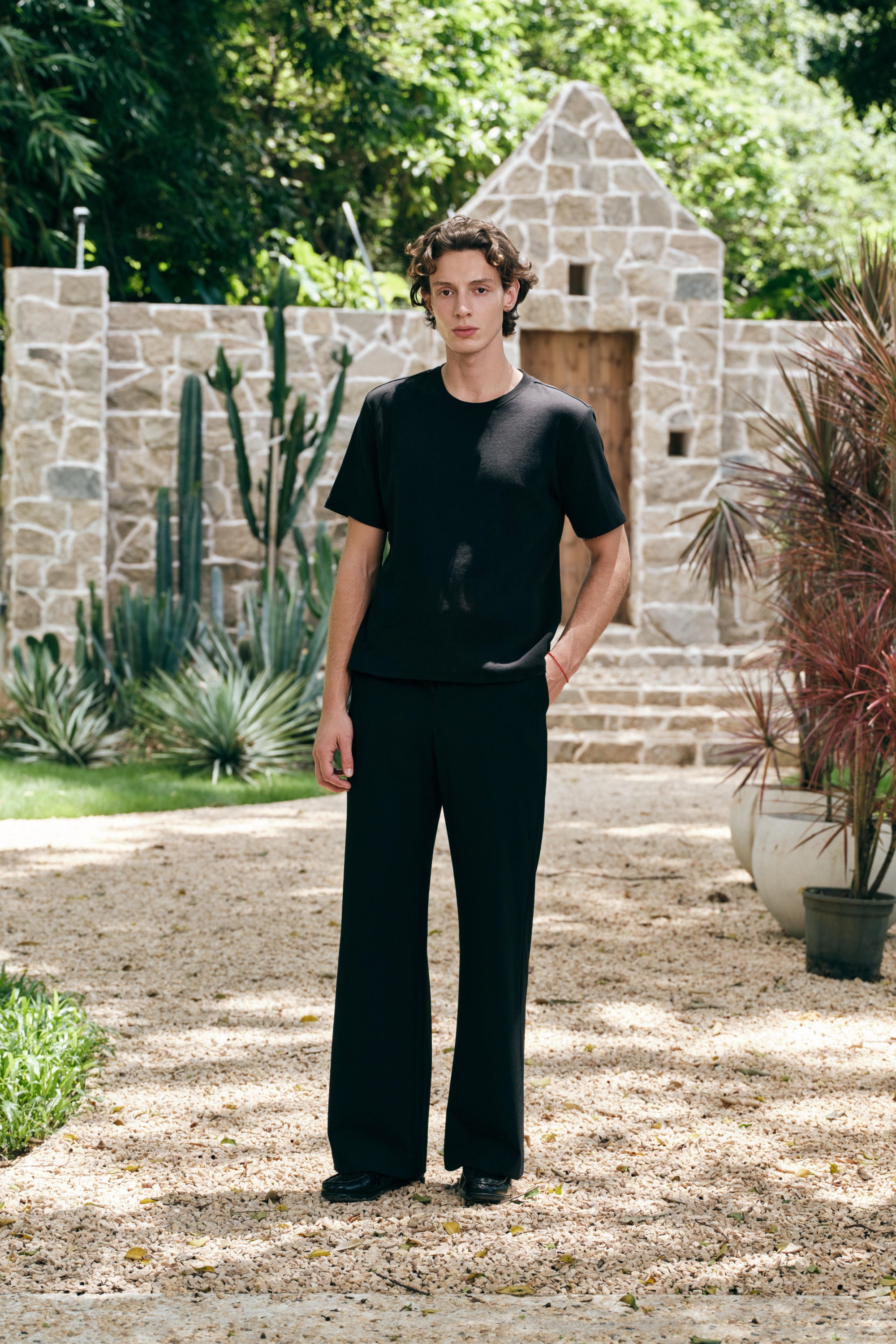 Rib Tee - Black