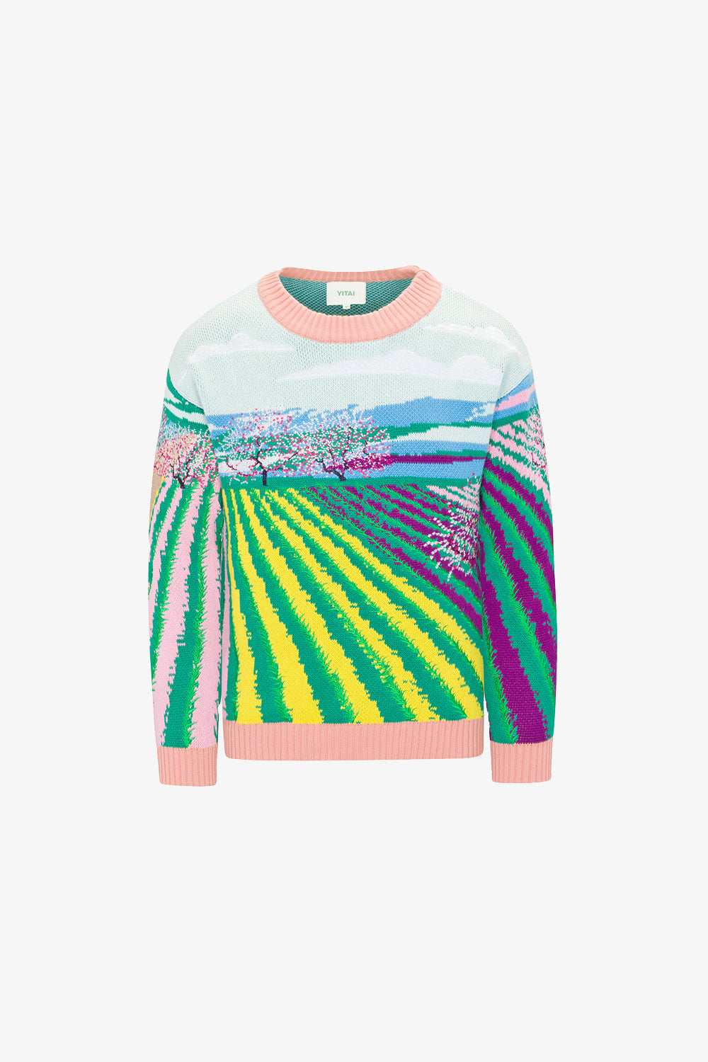 Sakura Embroidery Sweater