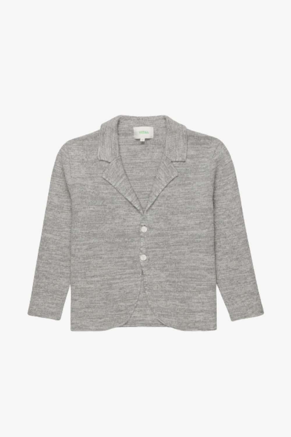 Heather Grey Knit Blazer