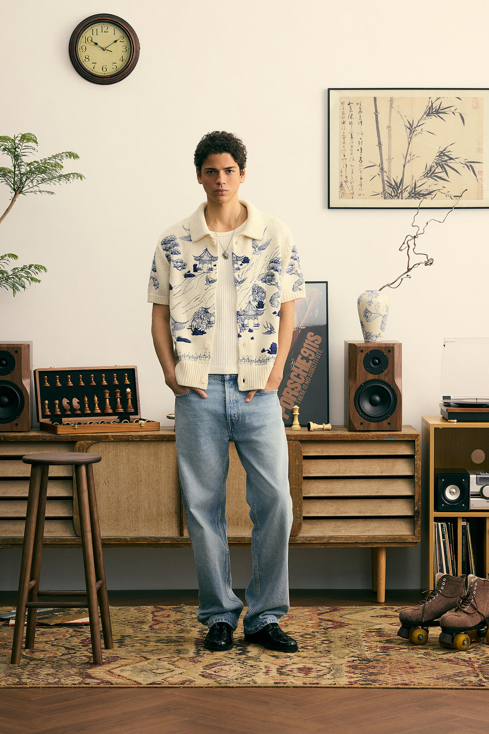 Fine China Embroidery Shirt