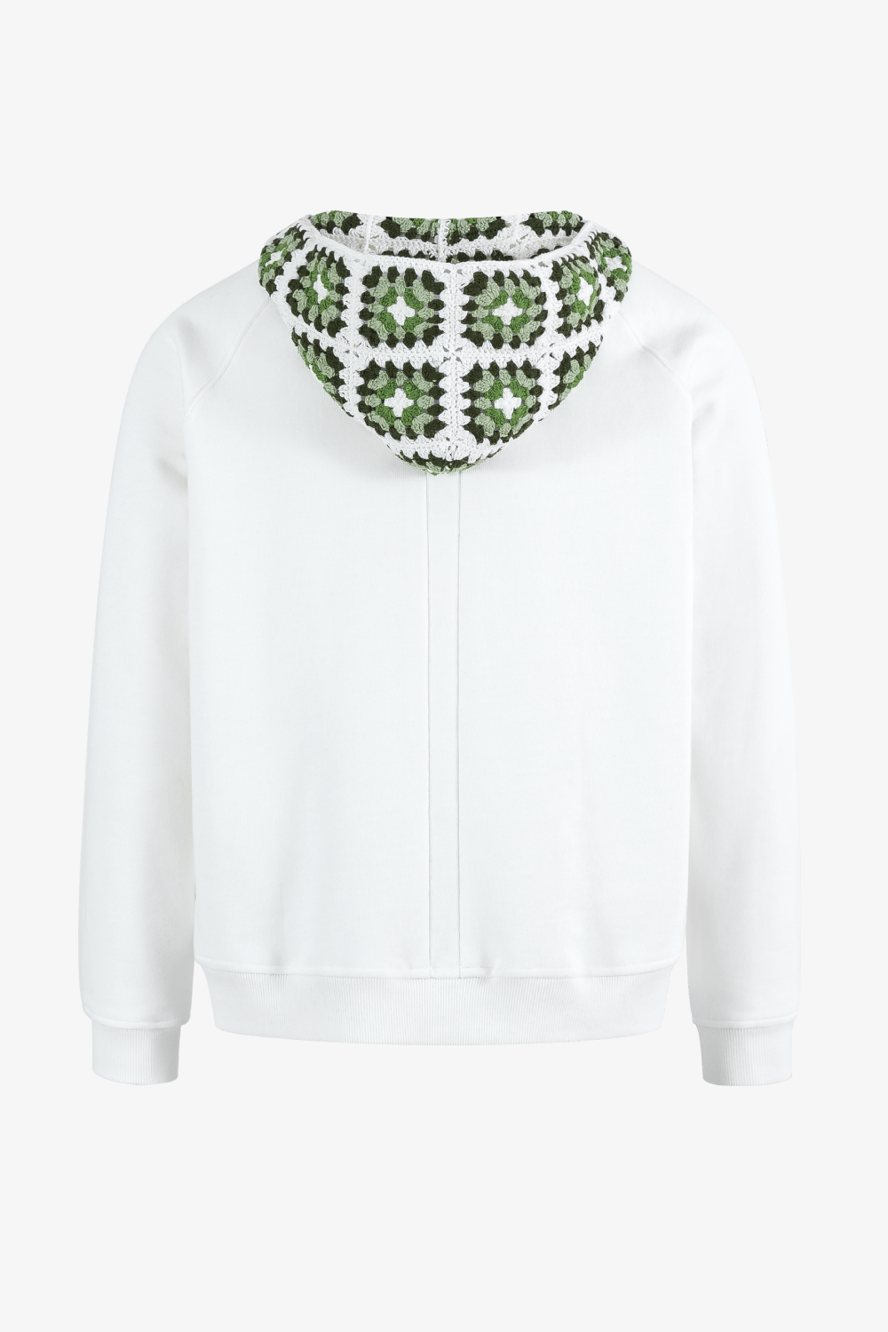 Crochet Knit Detail Hoodie
