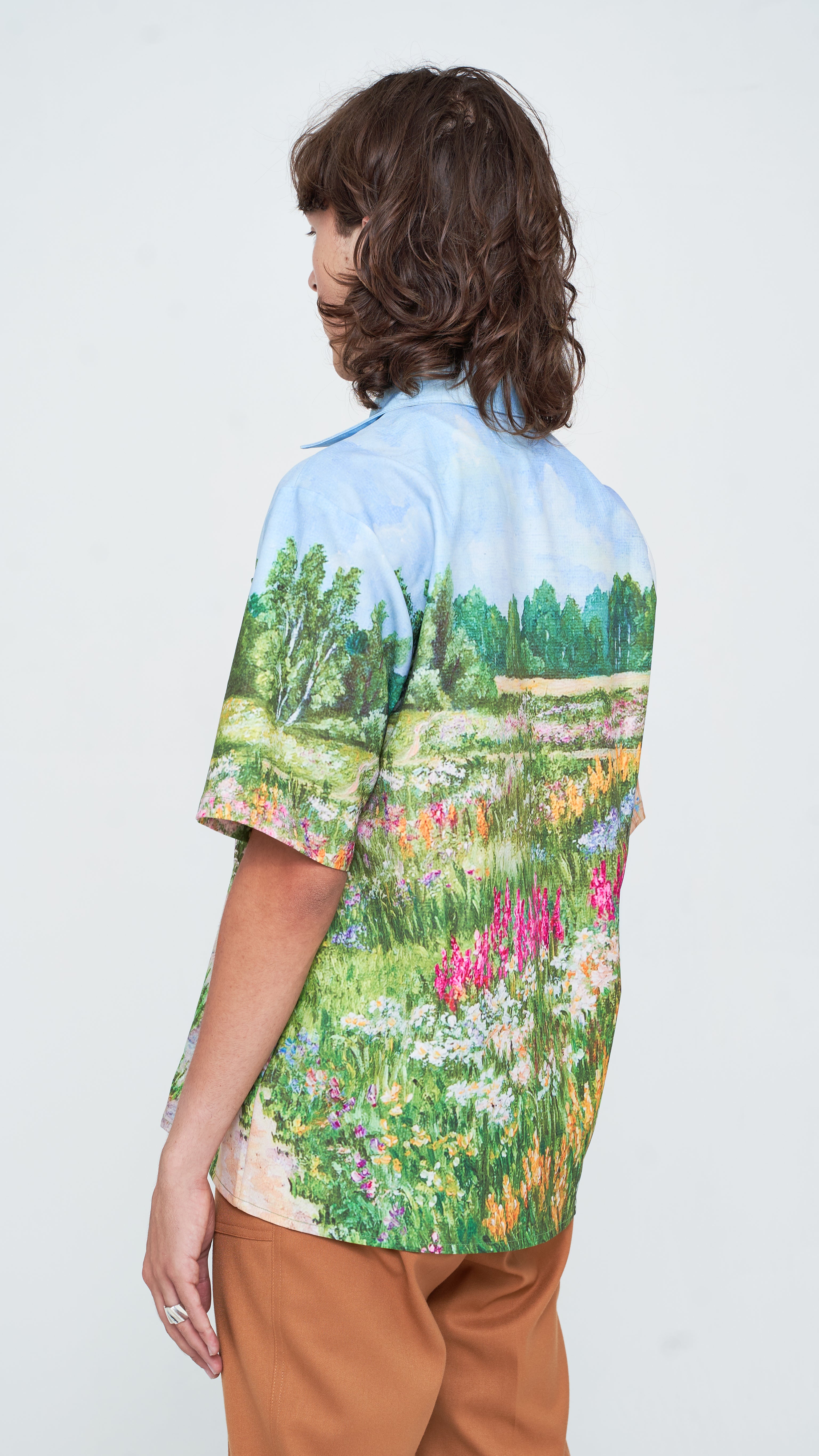 Summerfield Tencel Button-up Short Sleeve