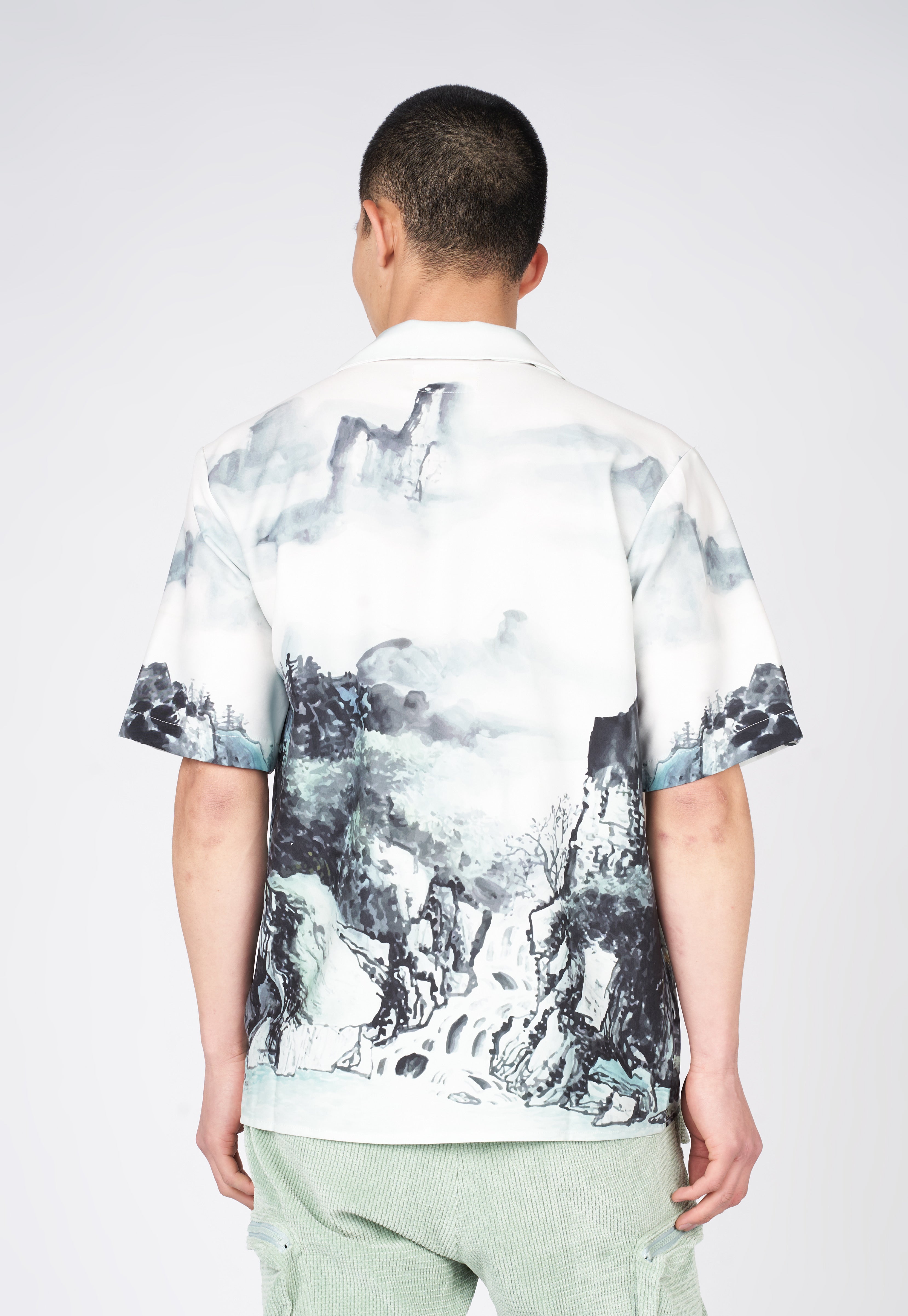 Landscape Waterpaint Short Sleeve