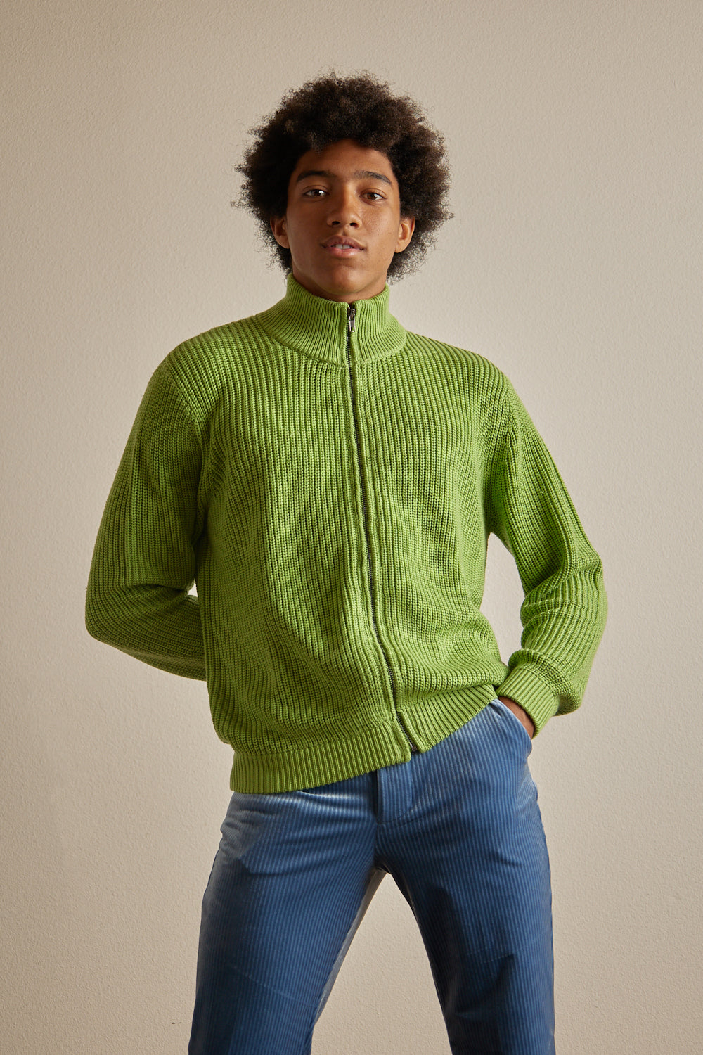 Sage Zip Up Golf Jacket