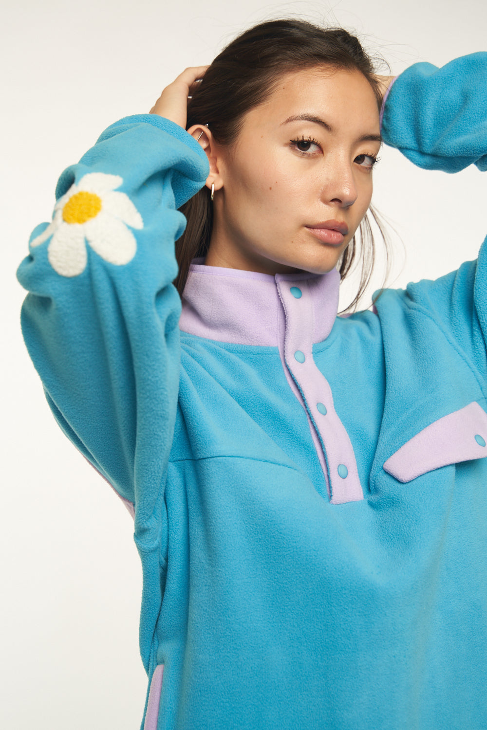 Lavender Frost Fleece Pullover