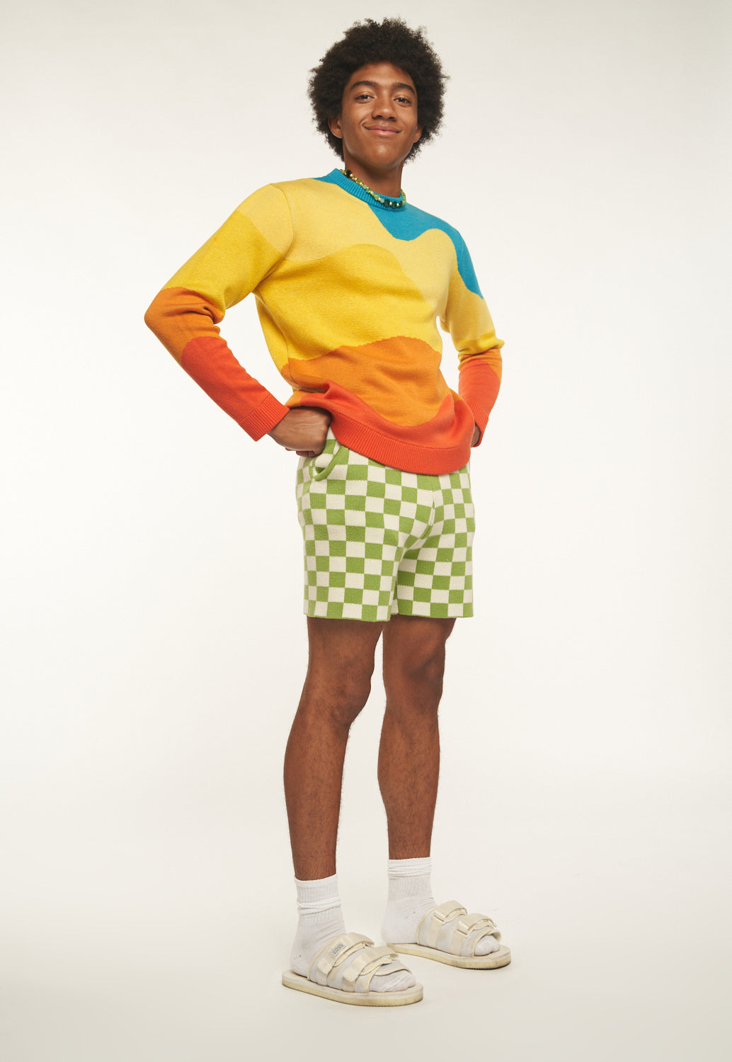 Sunset Waves Knit Jumper