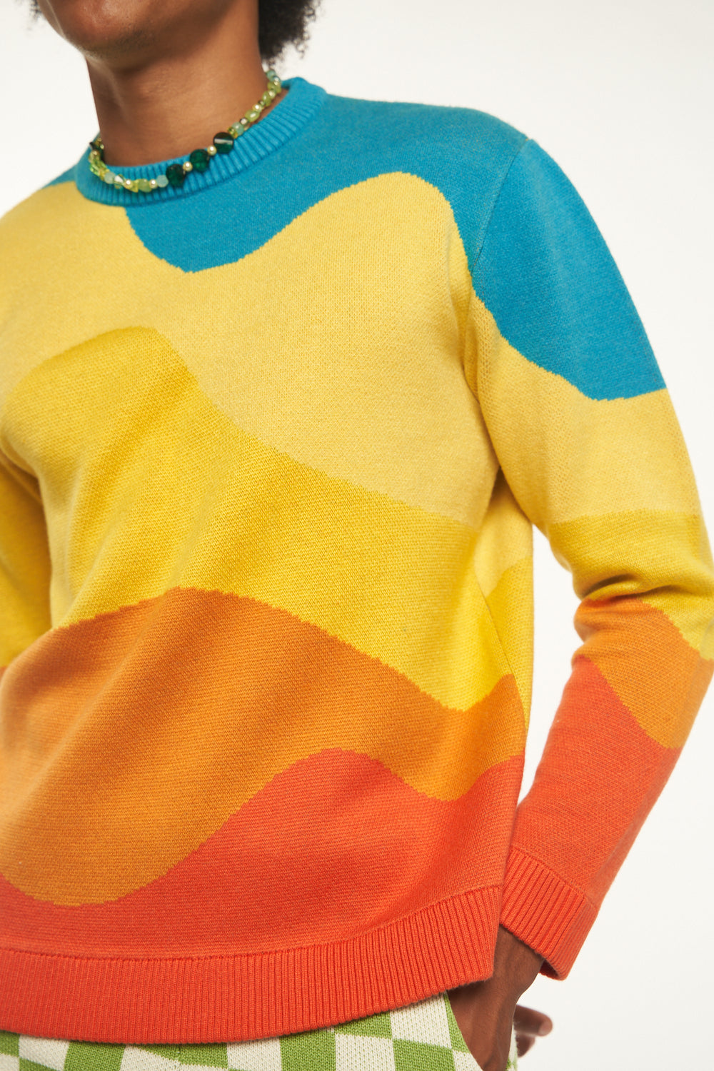 Sunset Waves Knit Jumper