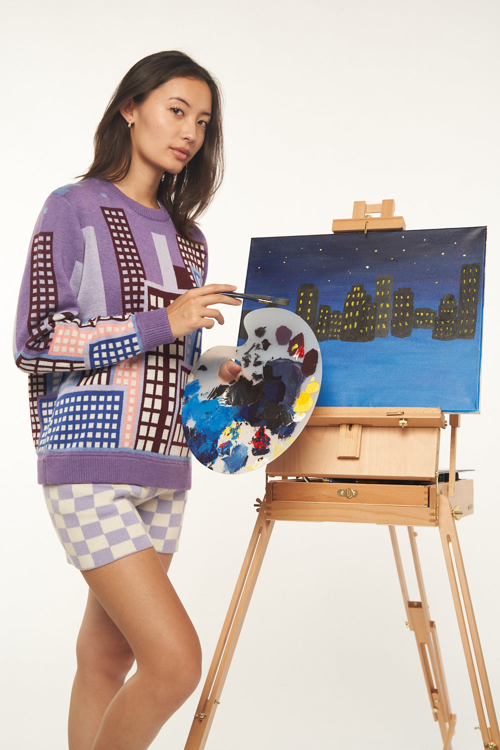 Dusk Skyline Knit Jumper