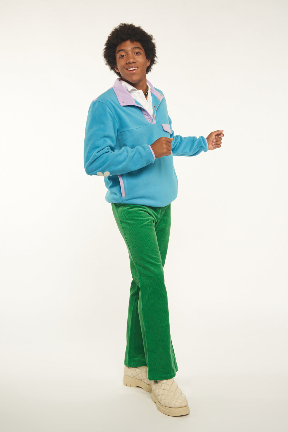 Lavender Frost Fleece Pullover