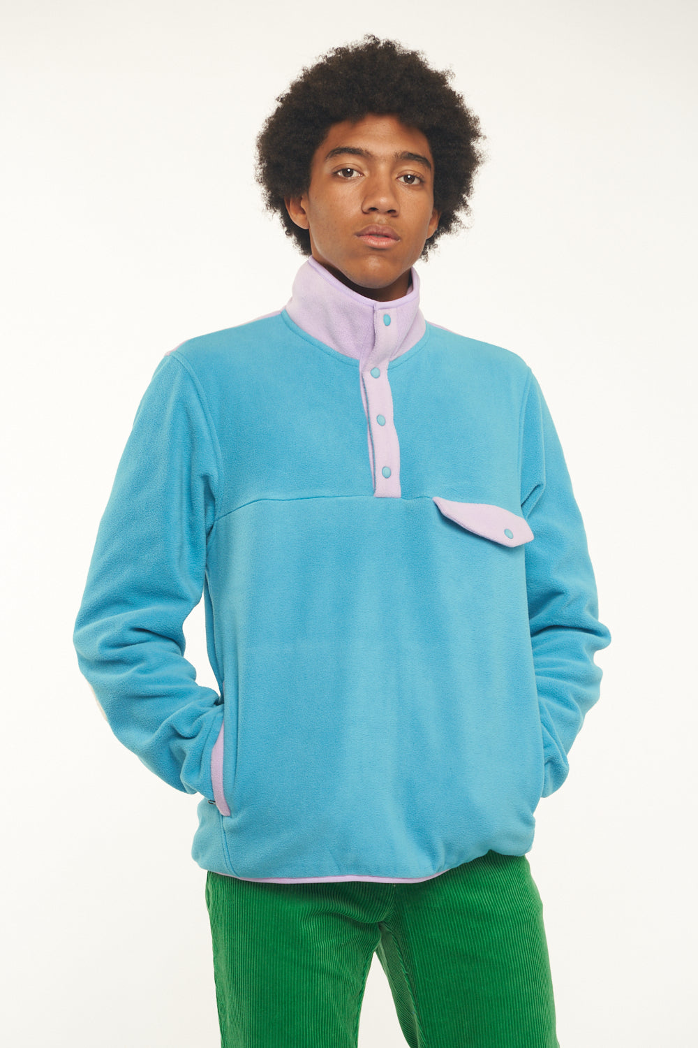 Lavender Frost Fleece Pullover