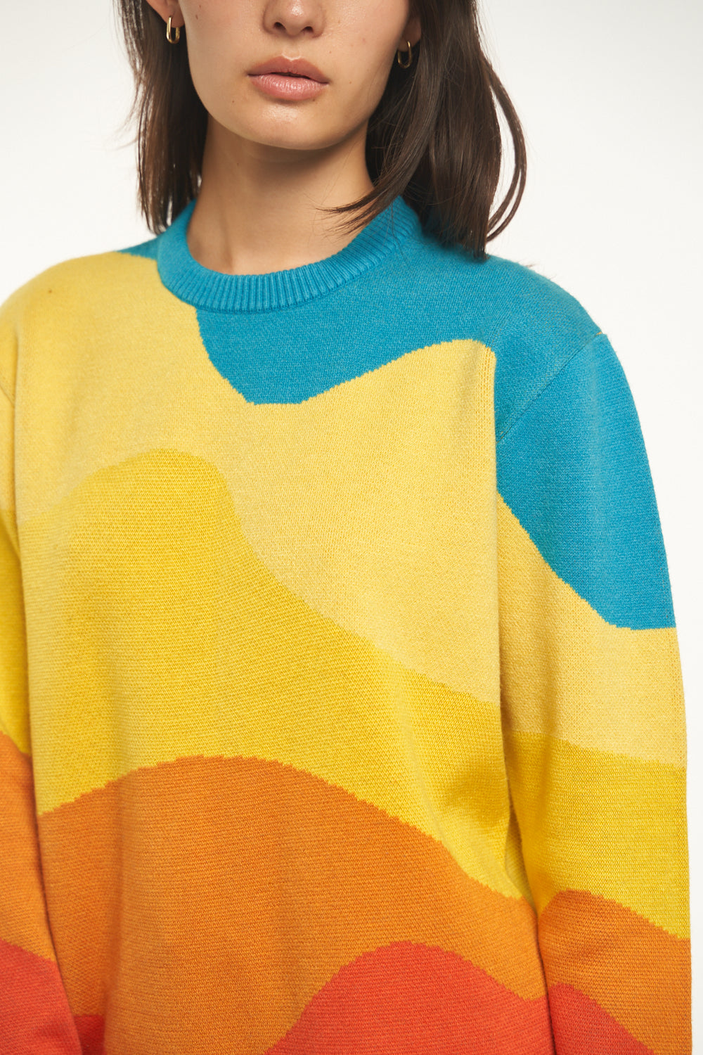 Sunset Waves Knit Jumper