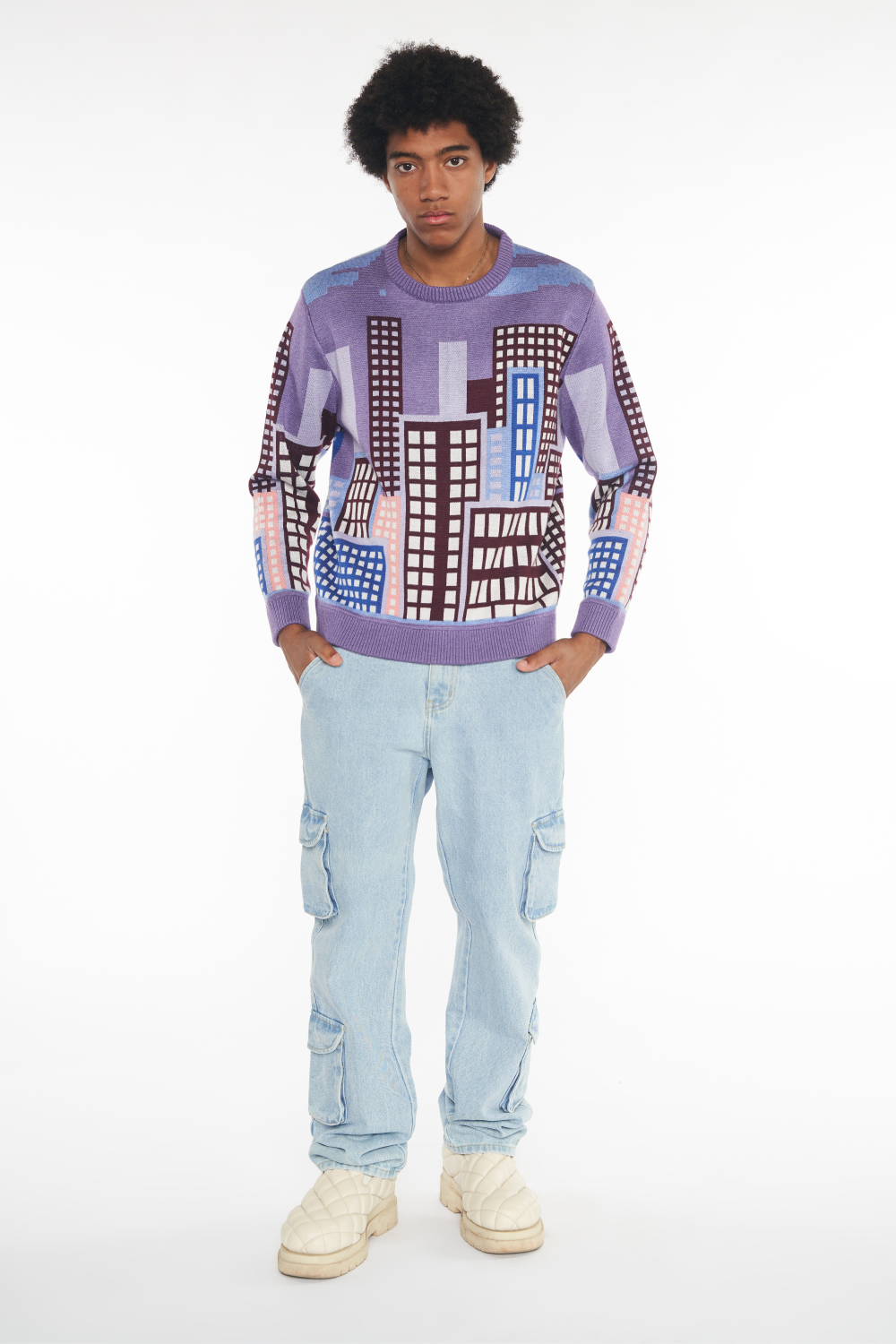Dusk Skyline Knit Jumper