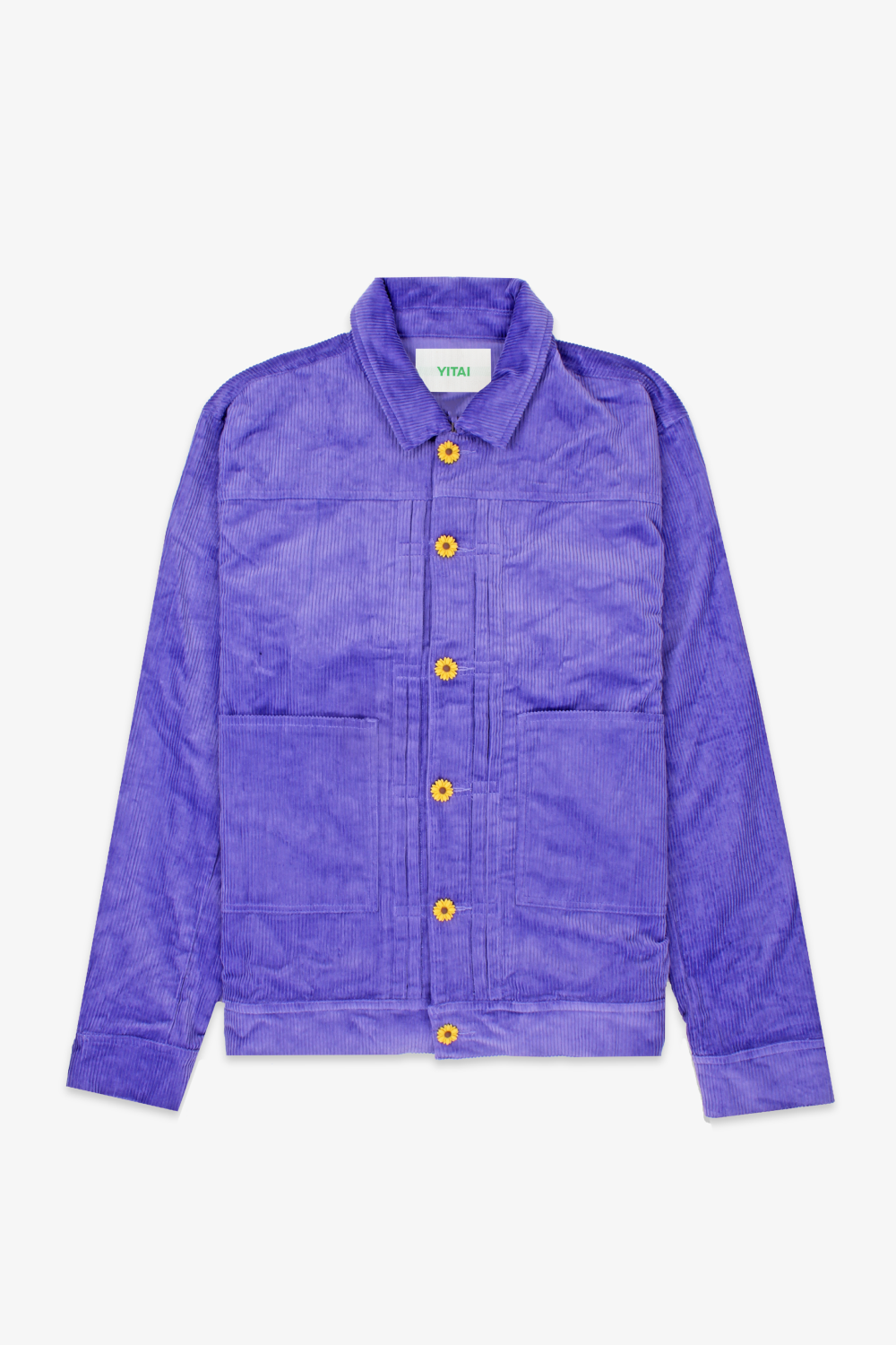 Violet Purple Corduroy Structured Jacket