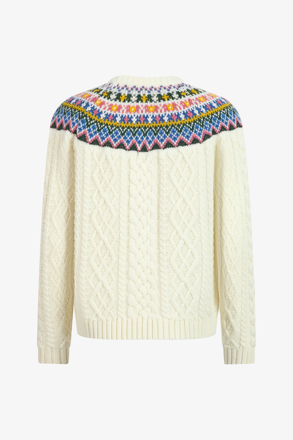 Fair Isle Cablelink Sweater