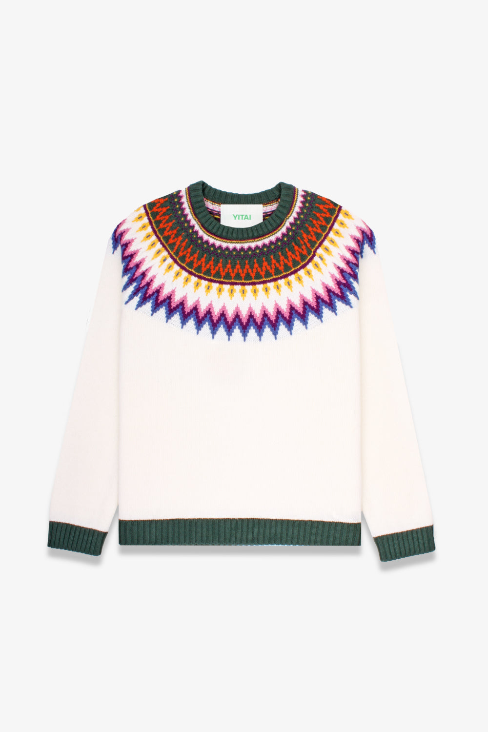 Fair Isle Oatmeal Sweater