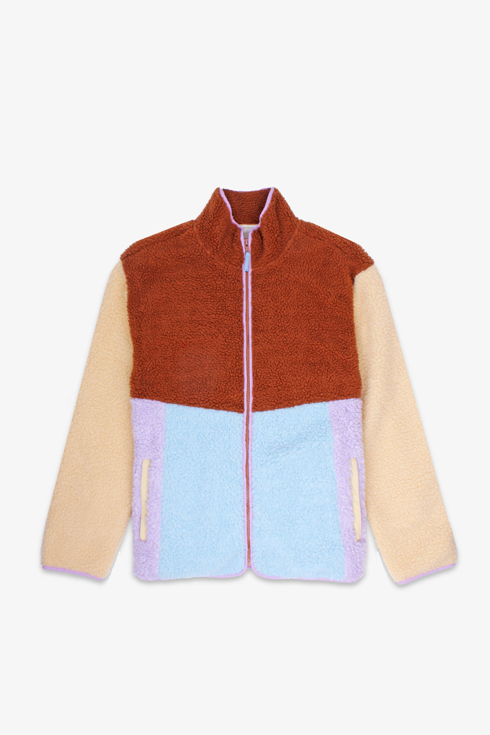 Colorblock Sherpa Jacket