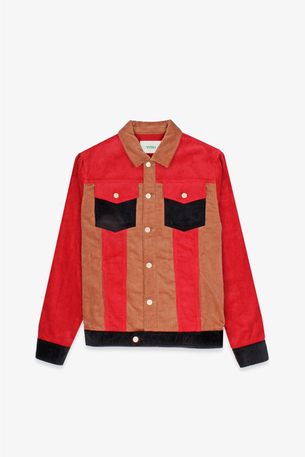 Colorblock Corduroy Jacket 1