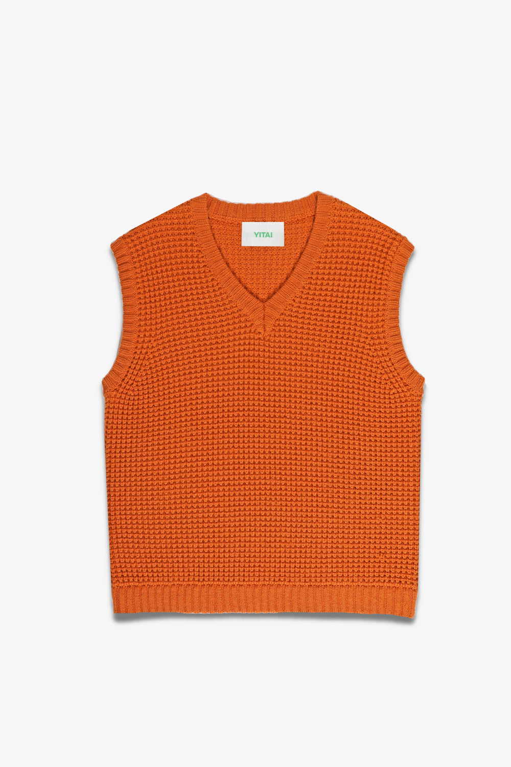 Blood Orange Waffle Vest
