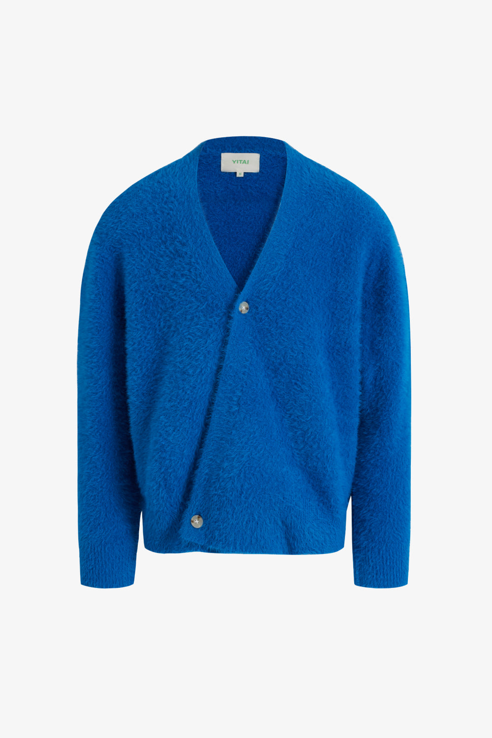 Indigo Blue Mohair Cardigan