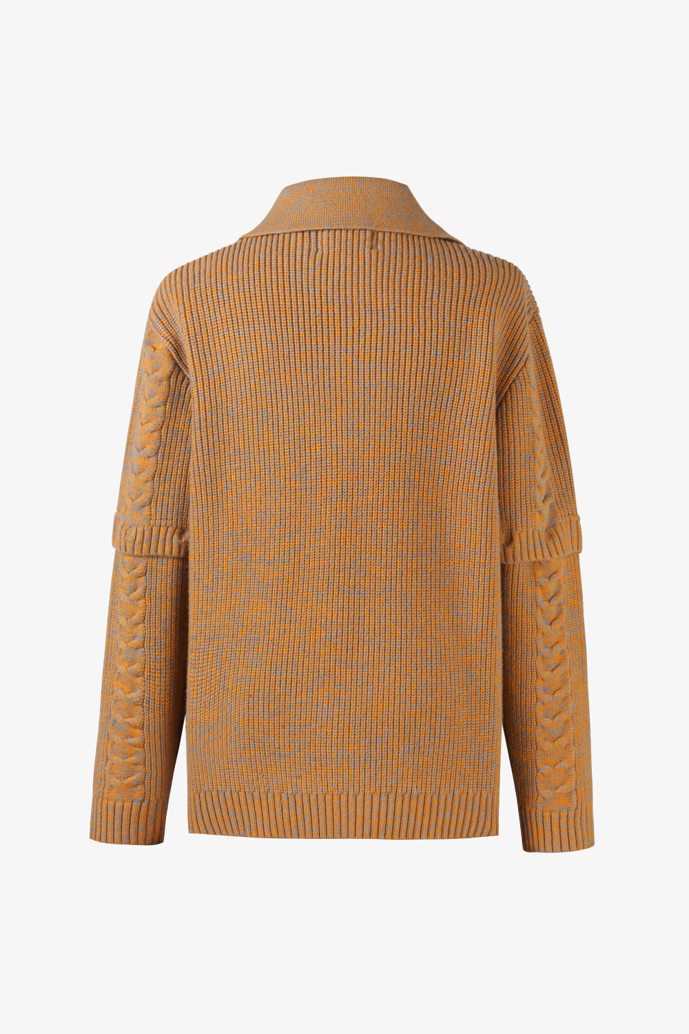 Citrus Mélange Convertible Sweater