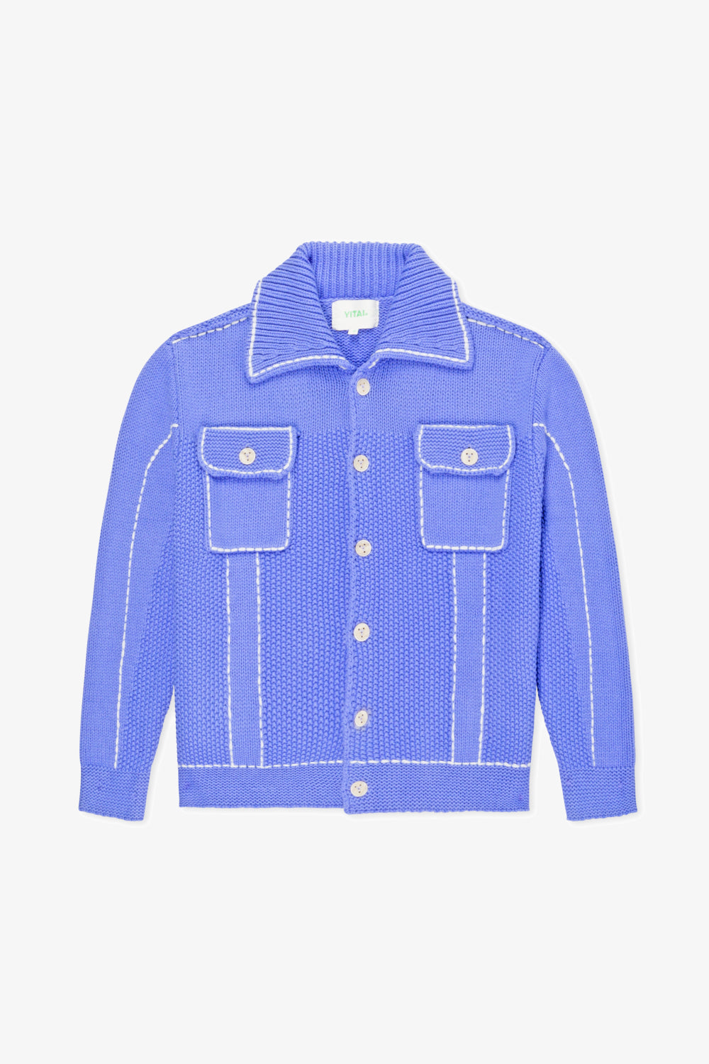 Hand Stitched Knit Jacket