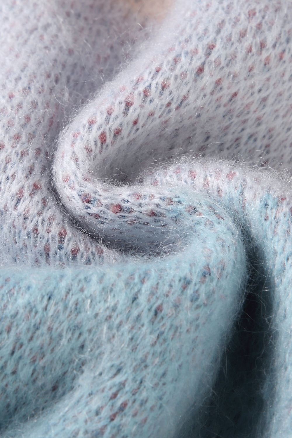 Pastel Wave Mohair Cardigan