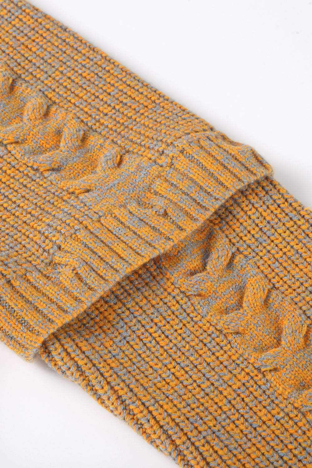 Citrus Mélange Convertible Sweater