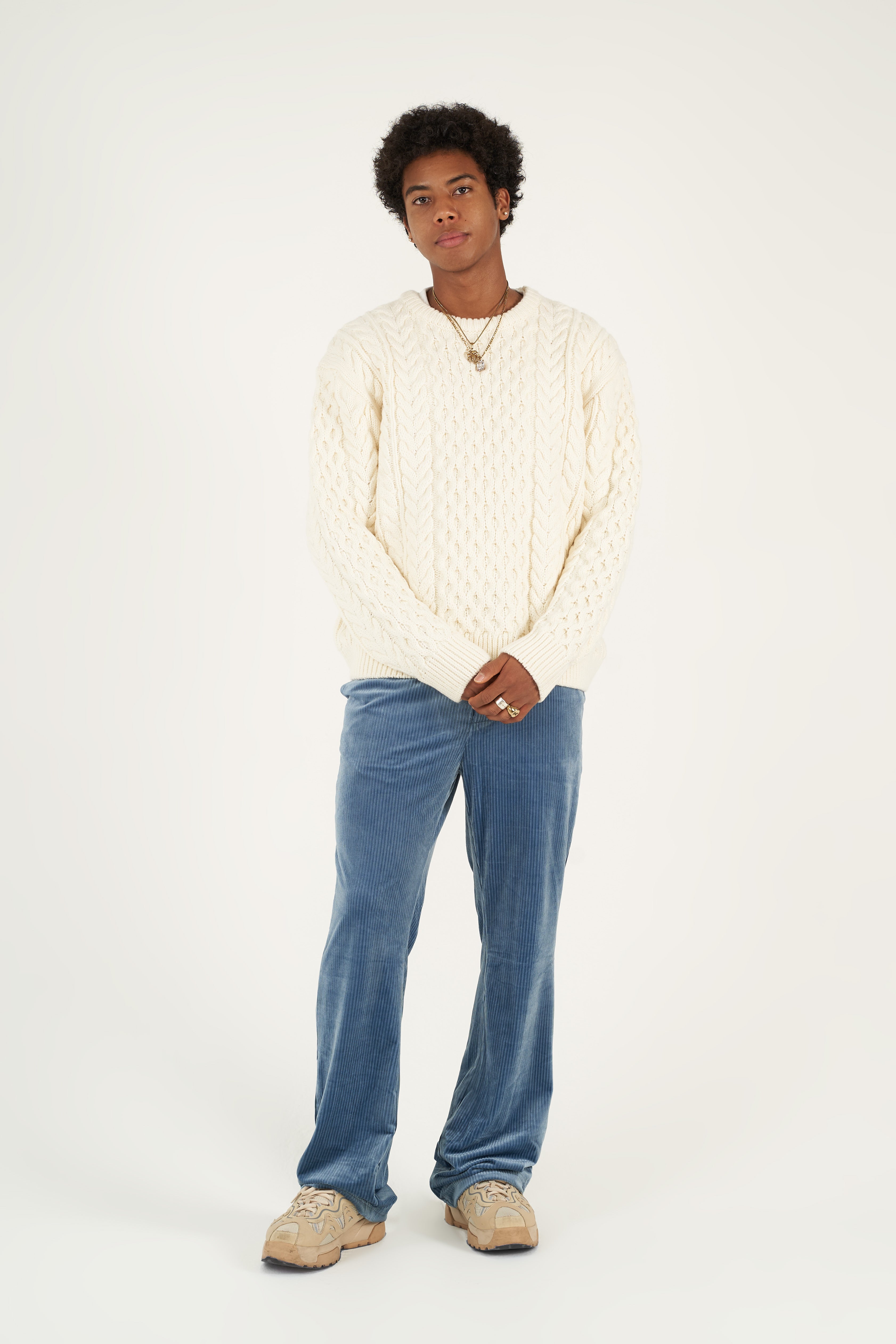 Oatmeal Fishermen's Crewneck