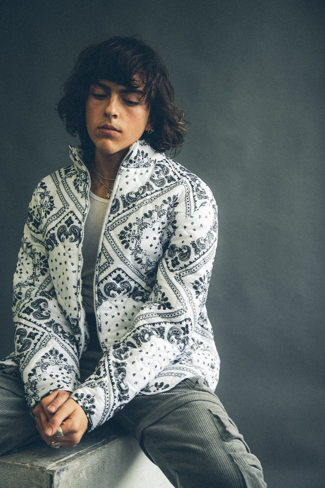 Paisley Patchwork Liner Jacket
