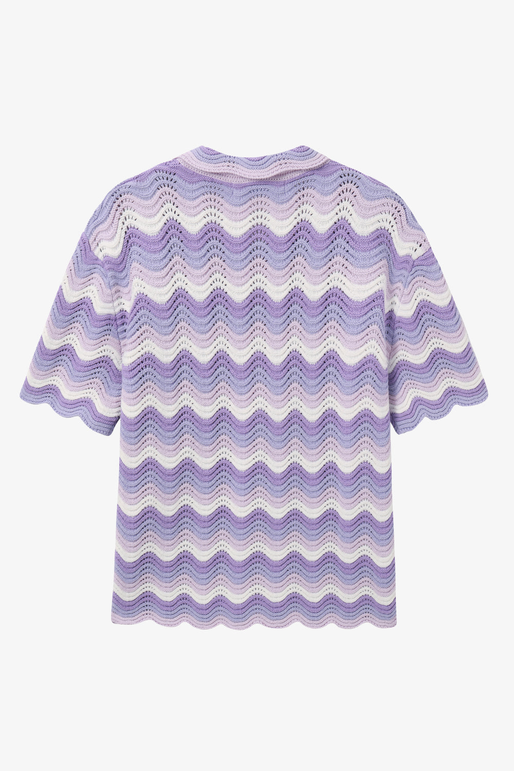Lavender Gradient Button-Up