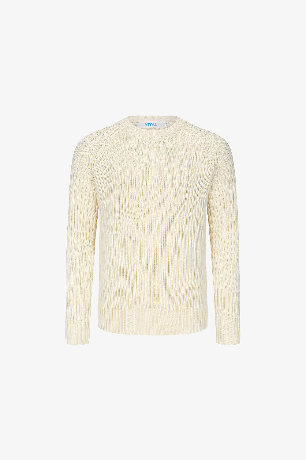 Signature Rib Sweater - Cream