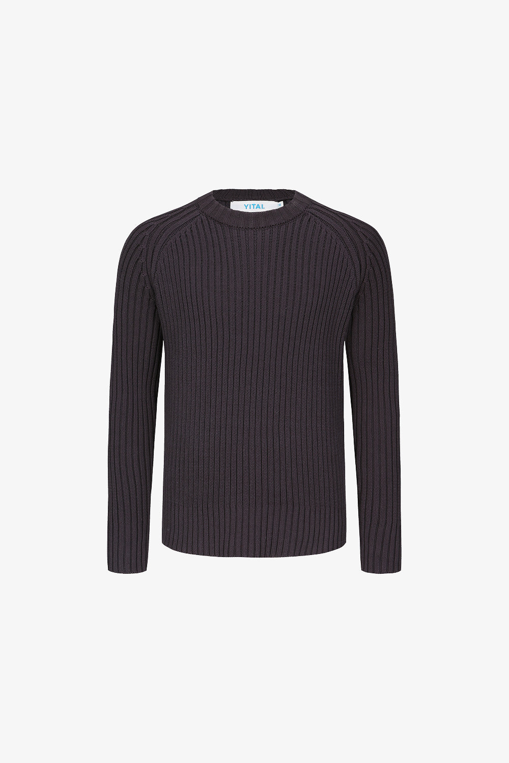 Signature Rib Sweater - Black