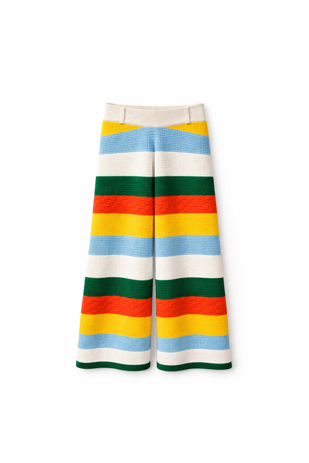 Cable Patchwork Pants - Sample Sale Piece