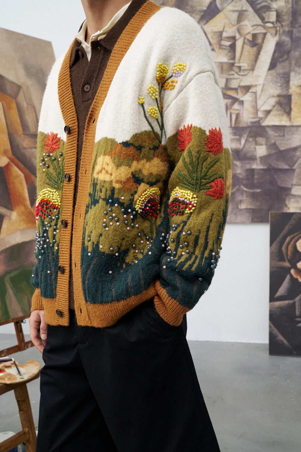 Embroidery Cardigan