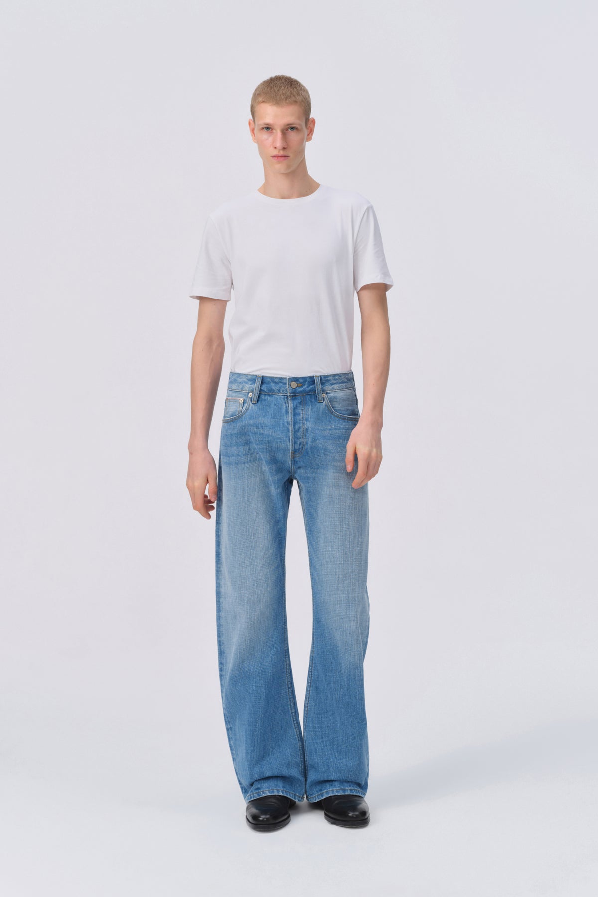 Light Wash Slub Selvedge Bootcut Denim