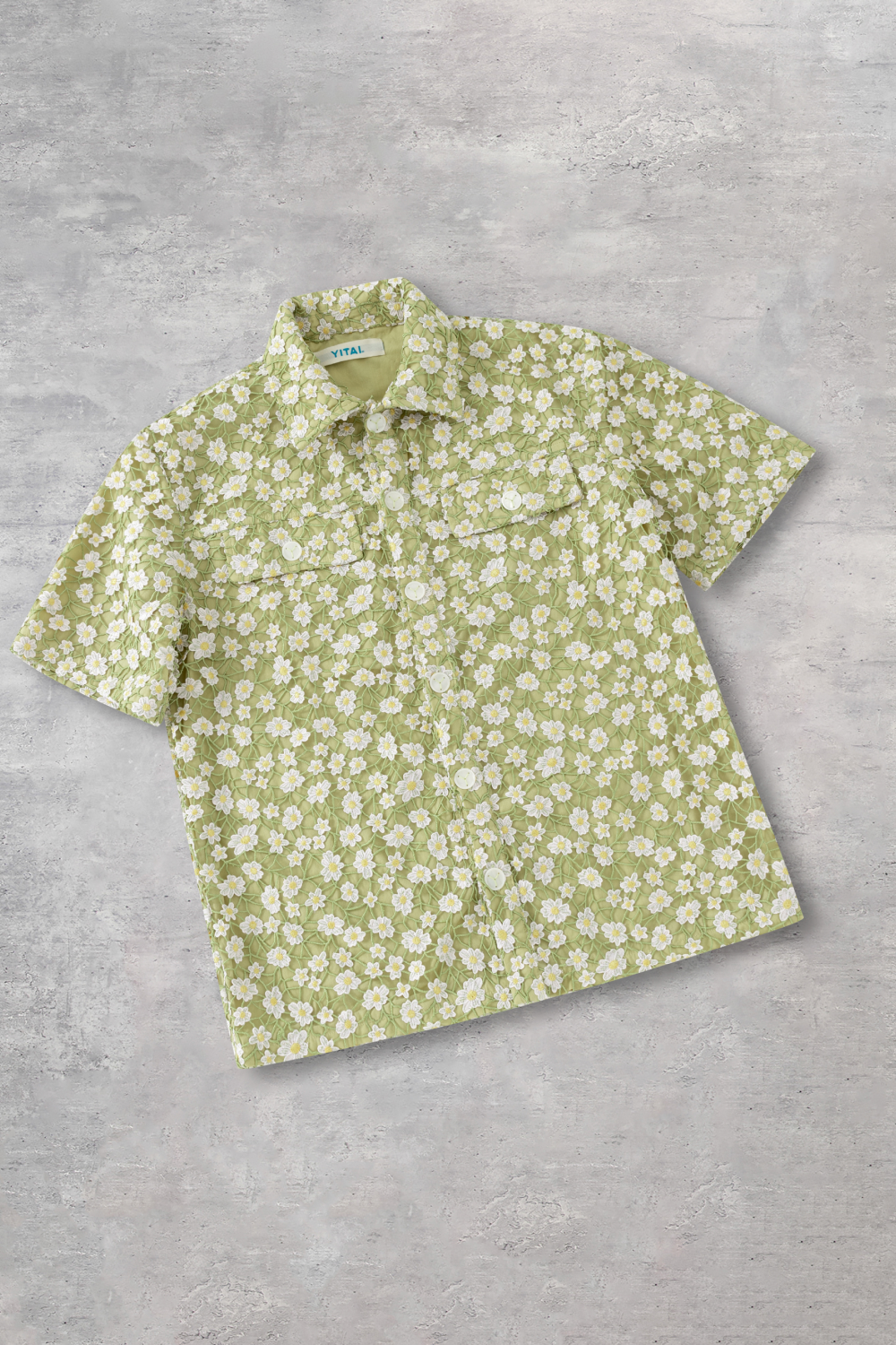Daisy Bloom Guipure Shirt