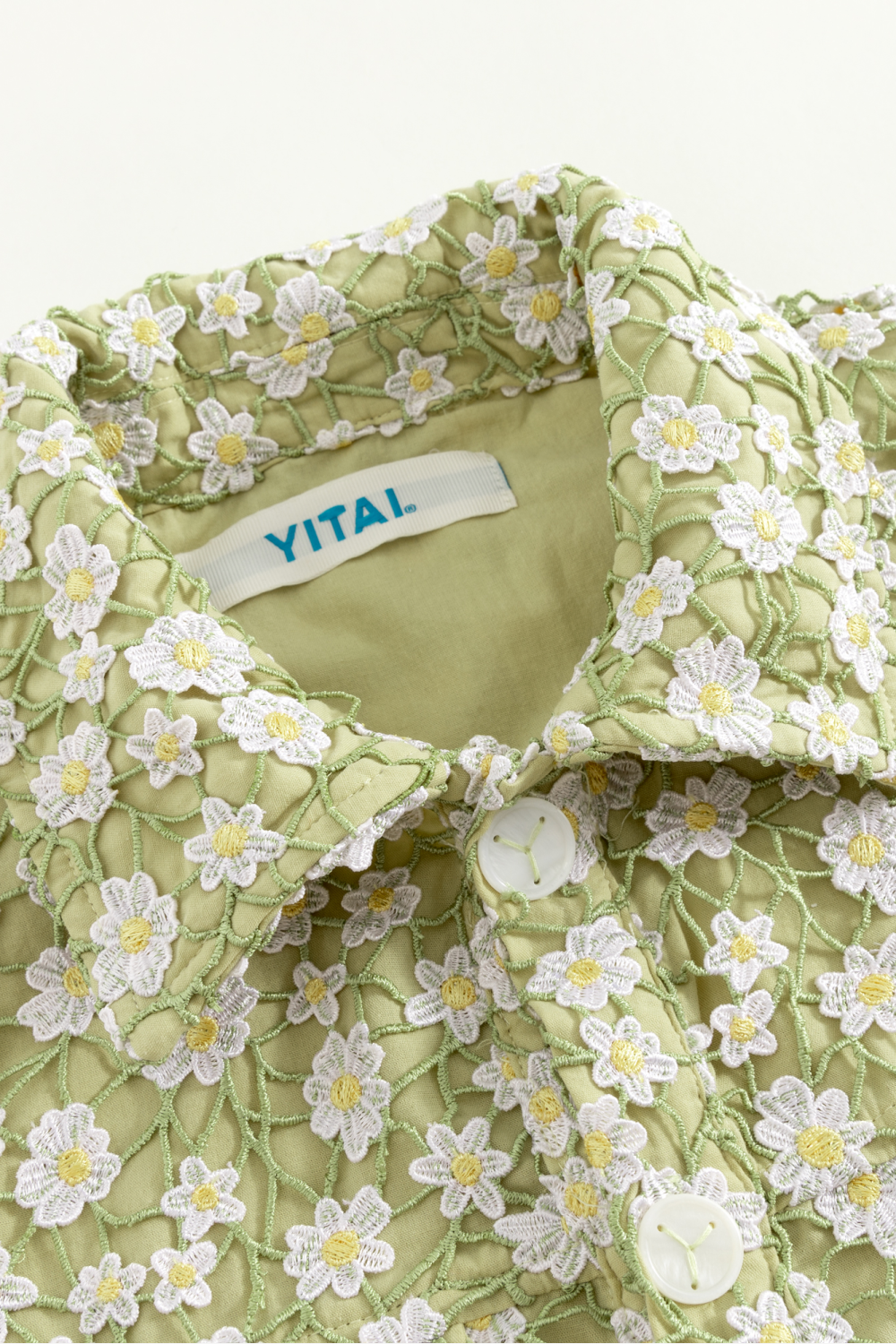 Daisy Bloom Guipure Shirt
