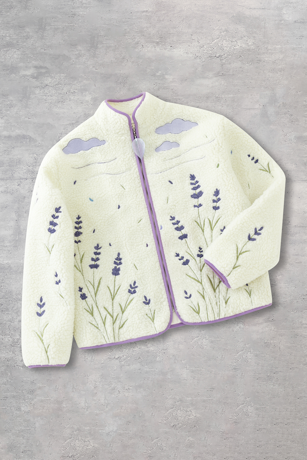 Lavender Skies Fleece Jacket