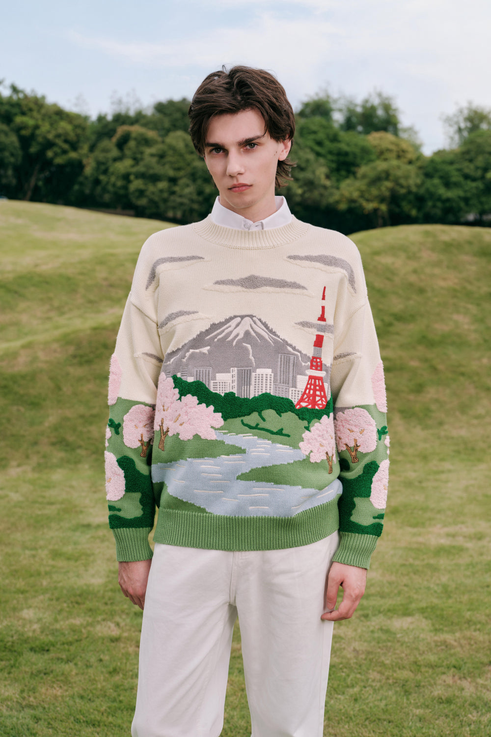 Tokyo Embroidery Sweater