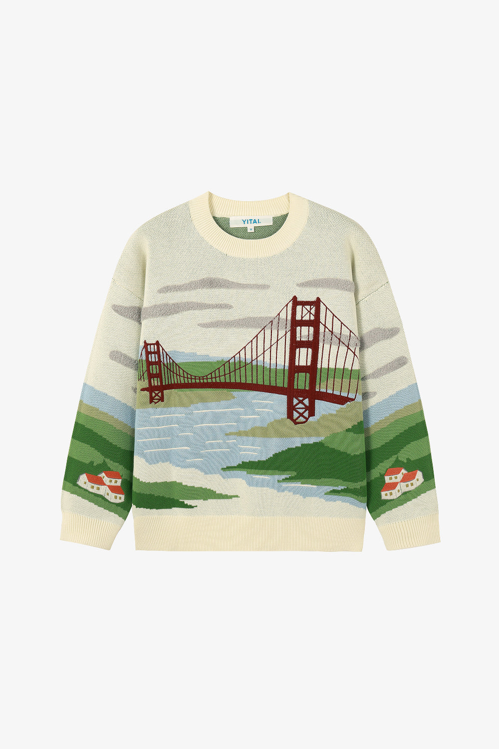 Golden Gate Embroidery Sweater