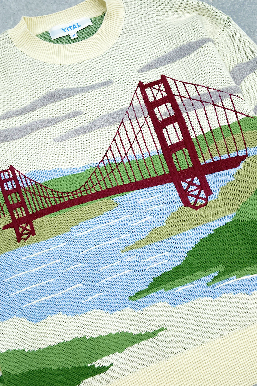 Golden Gate Embroidery Sweater