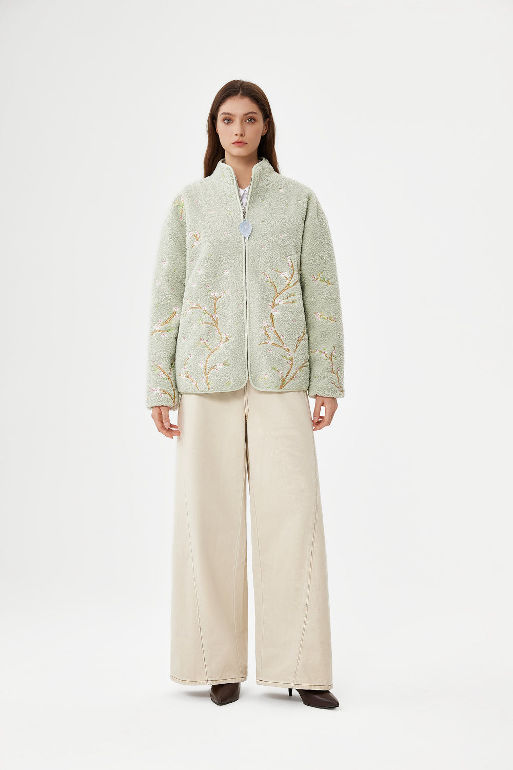 Hanami Embroidery Fleece