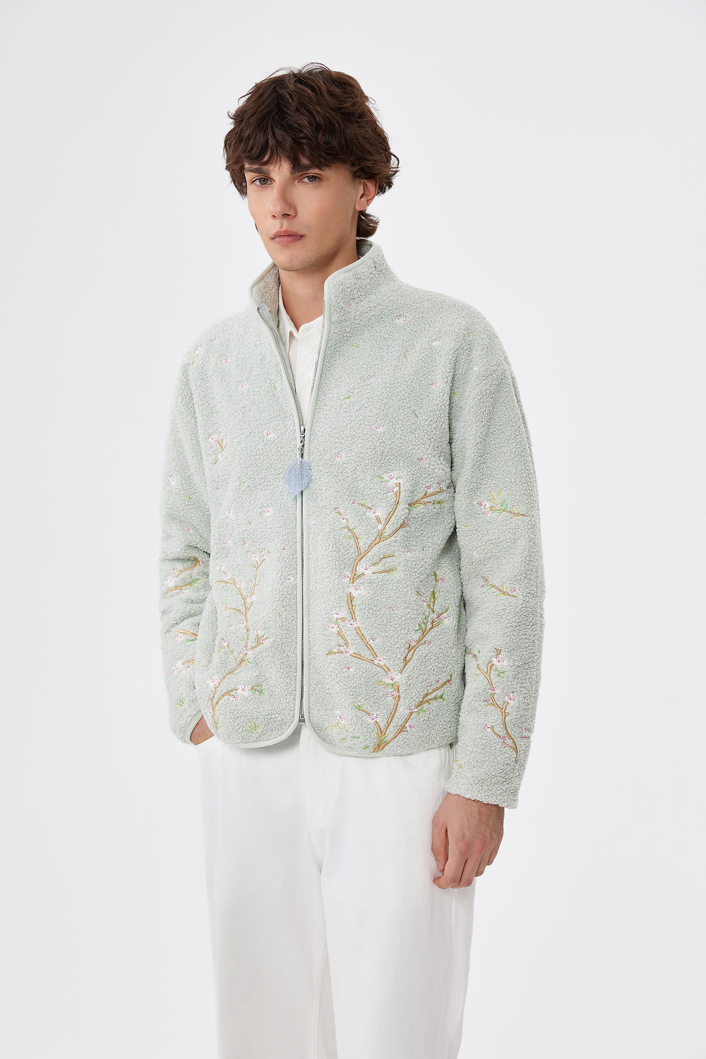 Hanami Embroidery Fleece